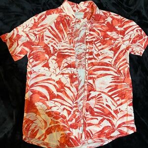 Mens AE Short Sleeve Button Up Shirt